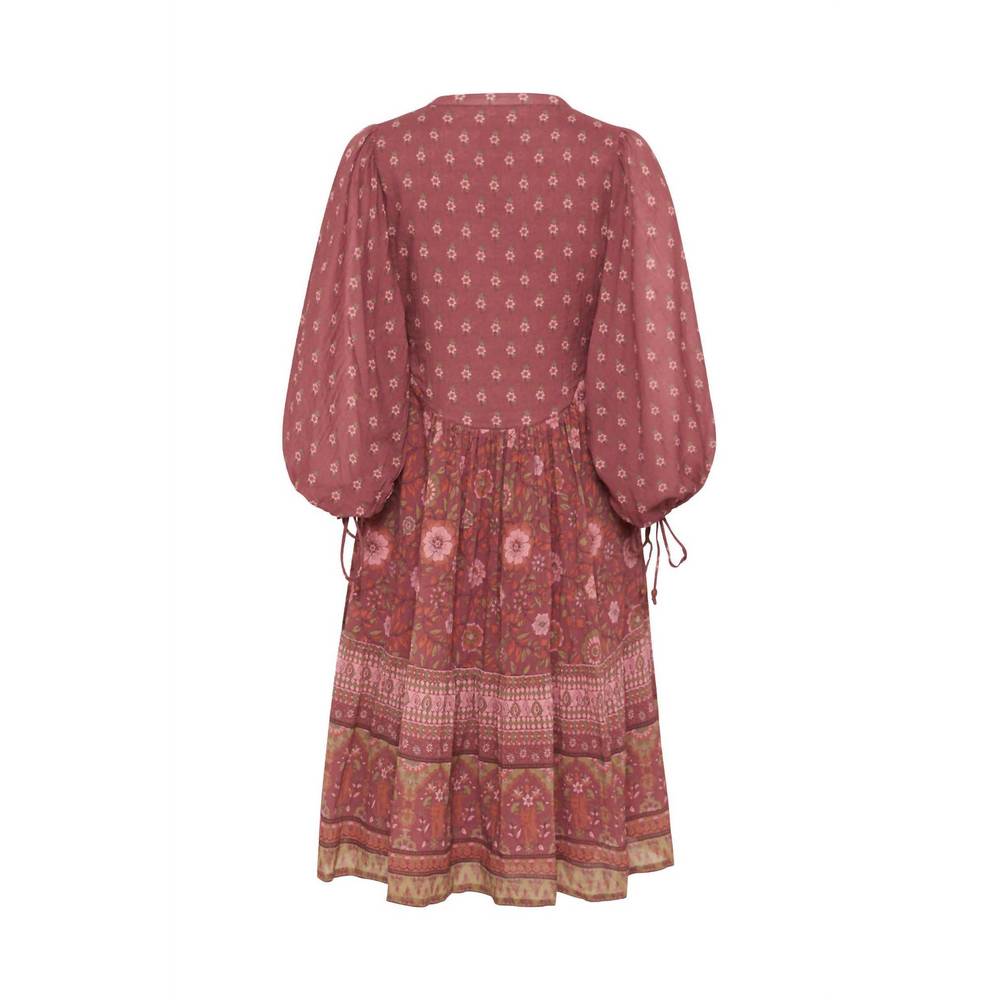 NEW SPELL utopia tunic dress in berry - Picture 3 of 4